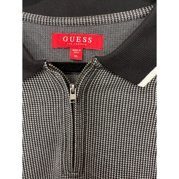 Guess Zip Up Golf Tech Polo XL - Picture 5 of 5